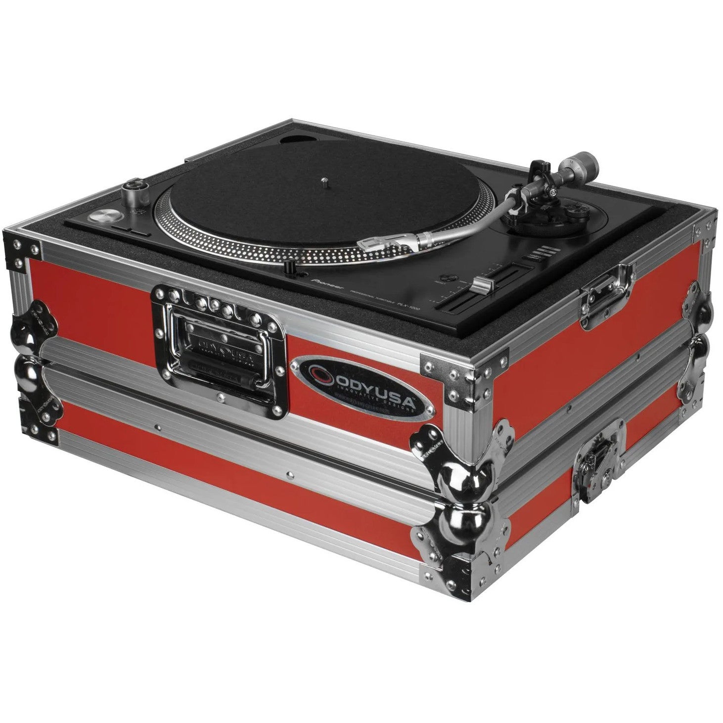 Odyssey FTTXRED Technics 1200-Style Turntable Flight Case (Red) von Odyssey