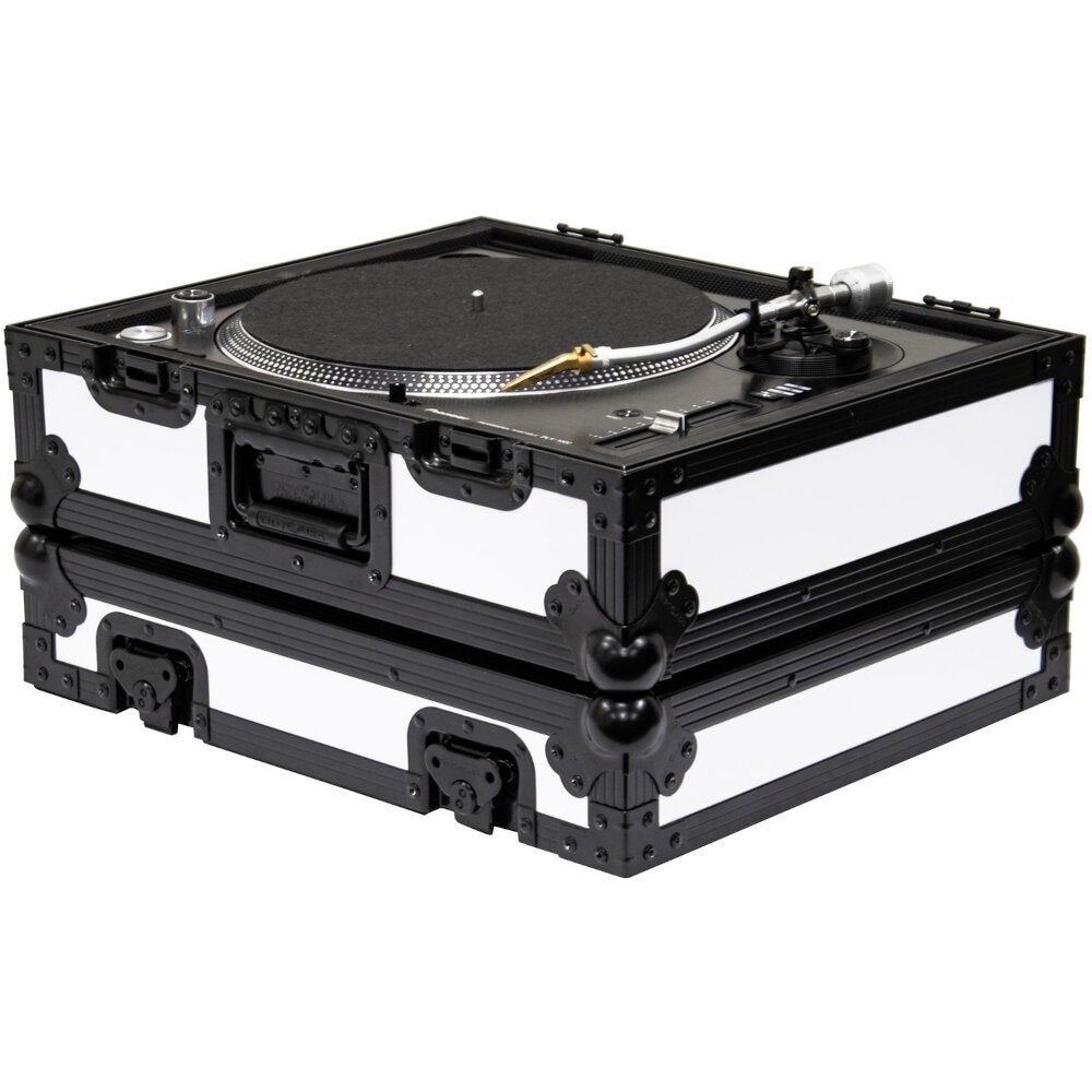 Odyssey FZ1200WTBL Designer DJ Turntable Flight Case (White) von Odyssey