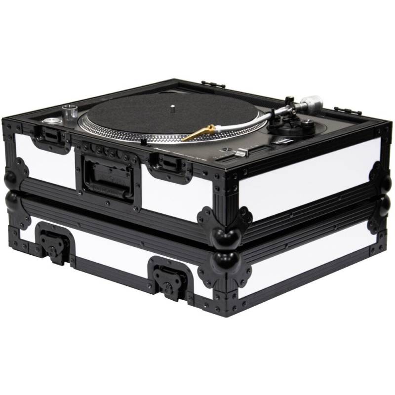 Odyssey FZ1200WTBL Designer DJ Turntable Flight Case (White) von Odyssey