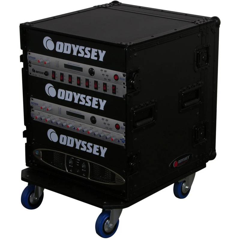 Odyssey FZAR12WBL 19" Rack with Wheels, 12U (Black) von Odyssey