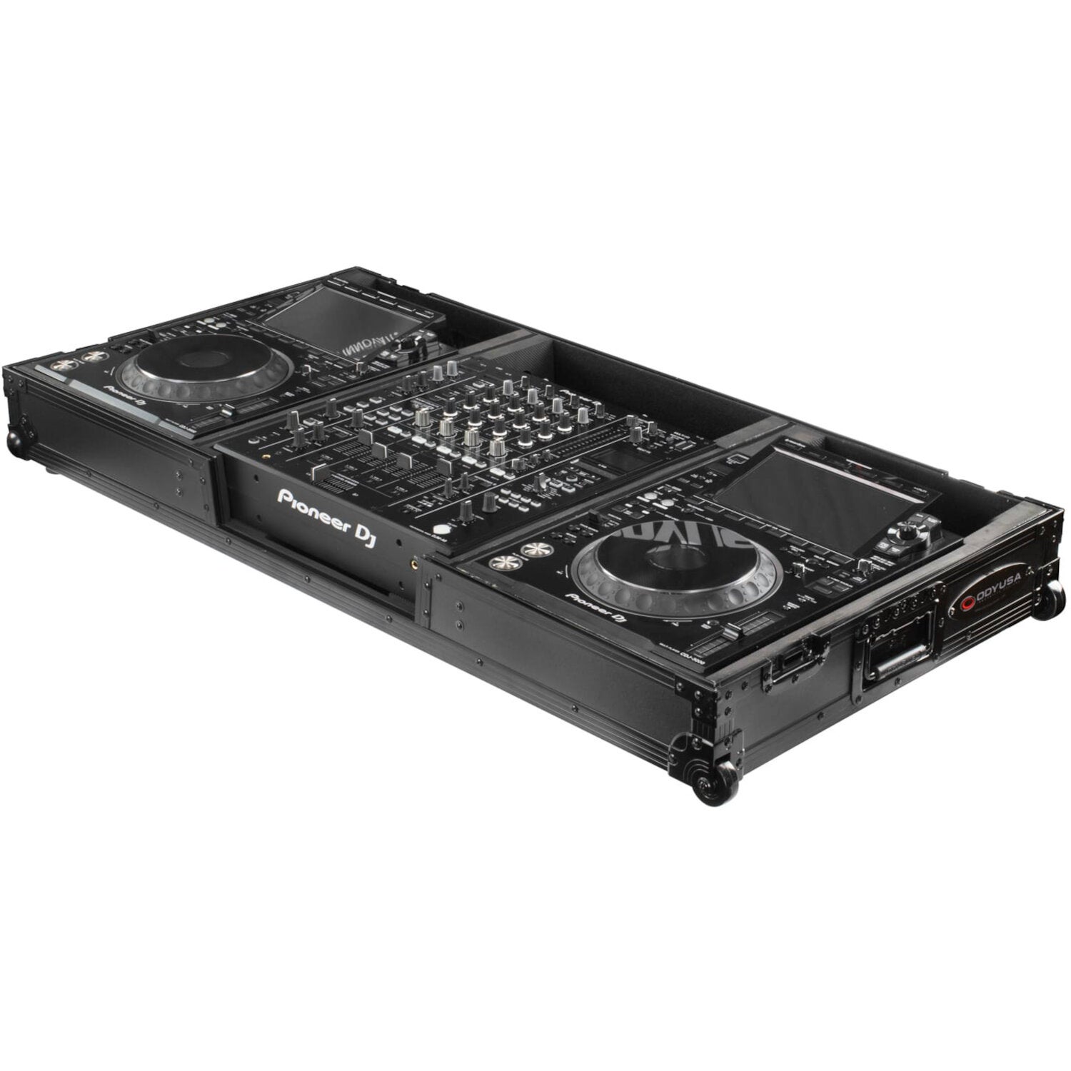 Odyssey FZDJMA9CDJWBL DJ Coffin Flight Case for Mixer and Media Player von Odyssey