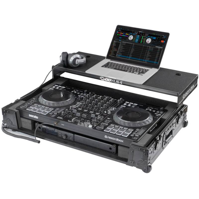Odyssey FZGSDDJFLX10CWBL Black Label 1U Flight Case for DDJ-FLX10 von Odyssey