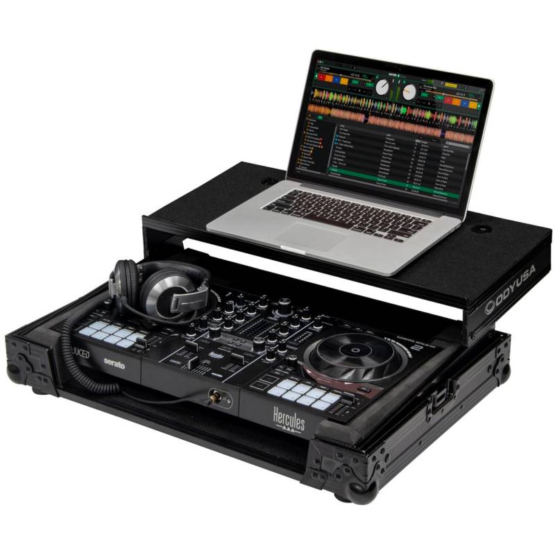 Odyssey FZGSINPULSE500BL Glide Style Flight Case for Hercules DJ Inpulse 500 von Odyssey