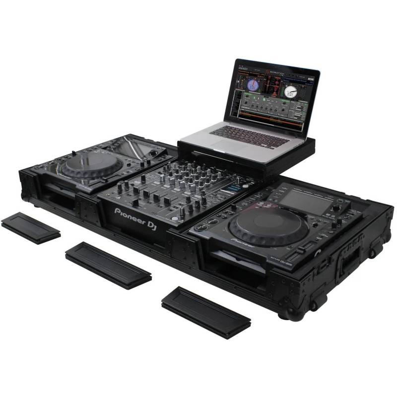 Odyssey FZGSL12CDJWRBL Black Label Flight Case for x2 Media Players and x1 Mixer von Odyssey