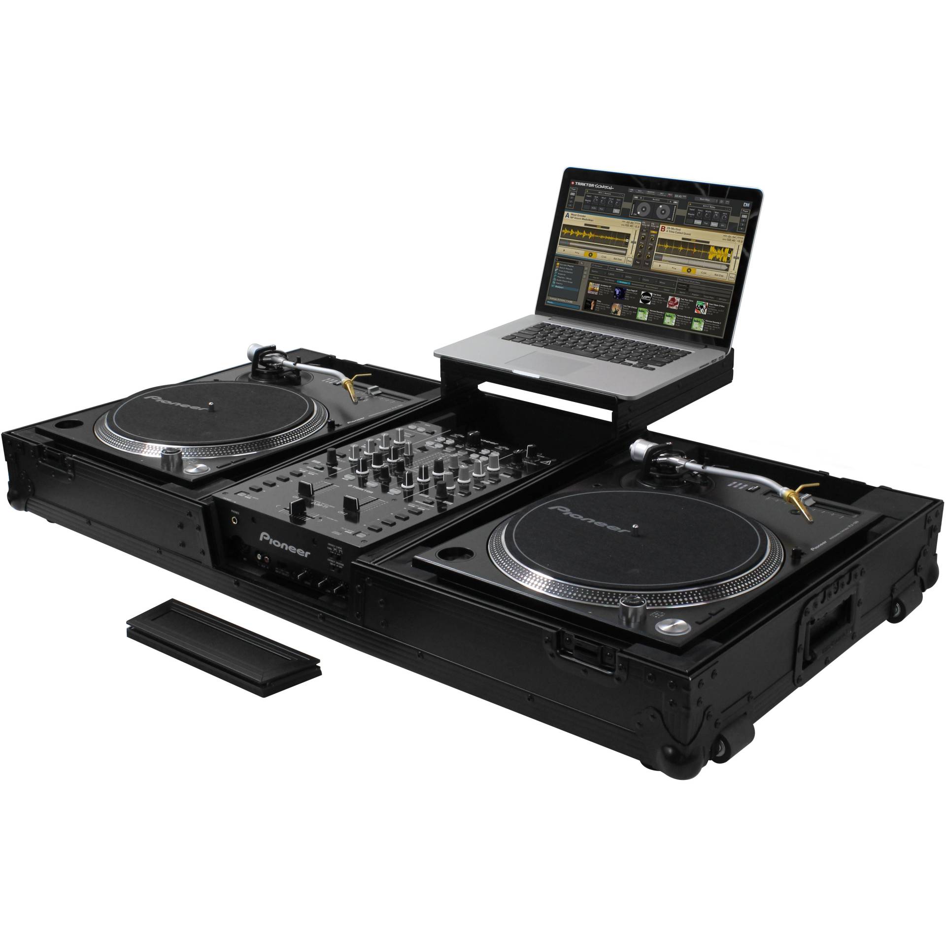 Odyssey FZGSLBM10WRBL flight case for 10-inch mixer and 2x turntable von Odyssey
