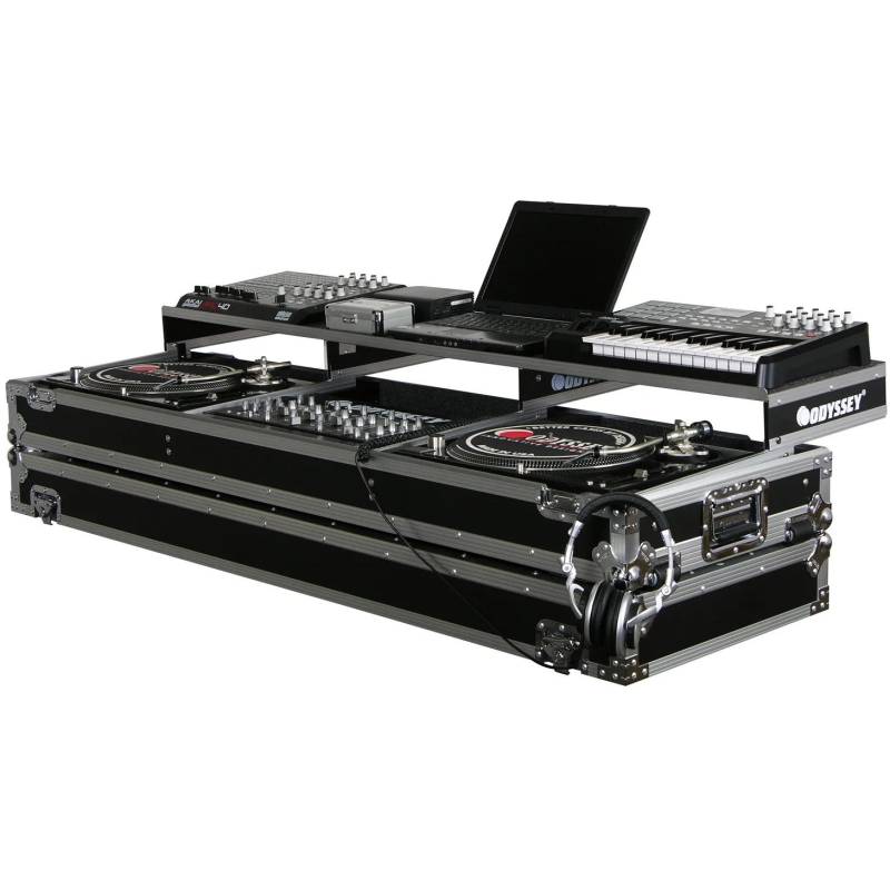 Odyssey FZGSPDJ19W Case for 19" Mixer + Two Standard Position Turntables von Odyssey