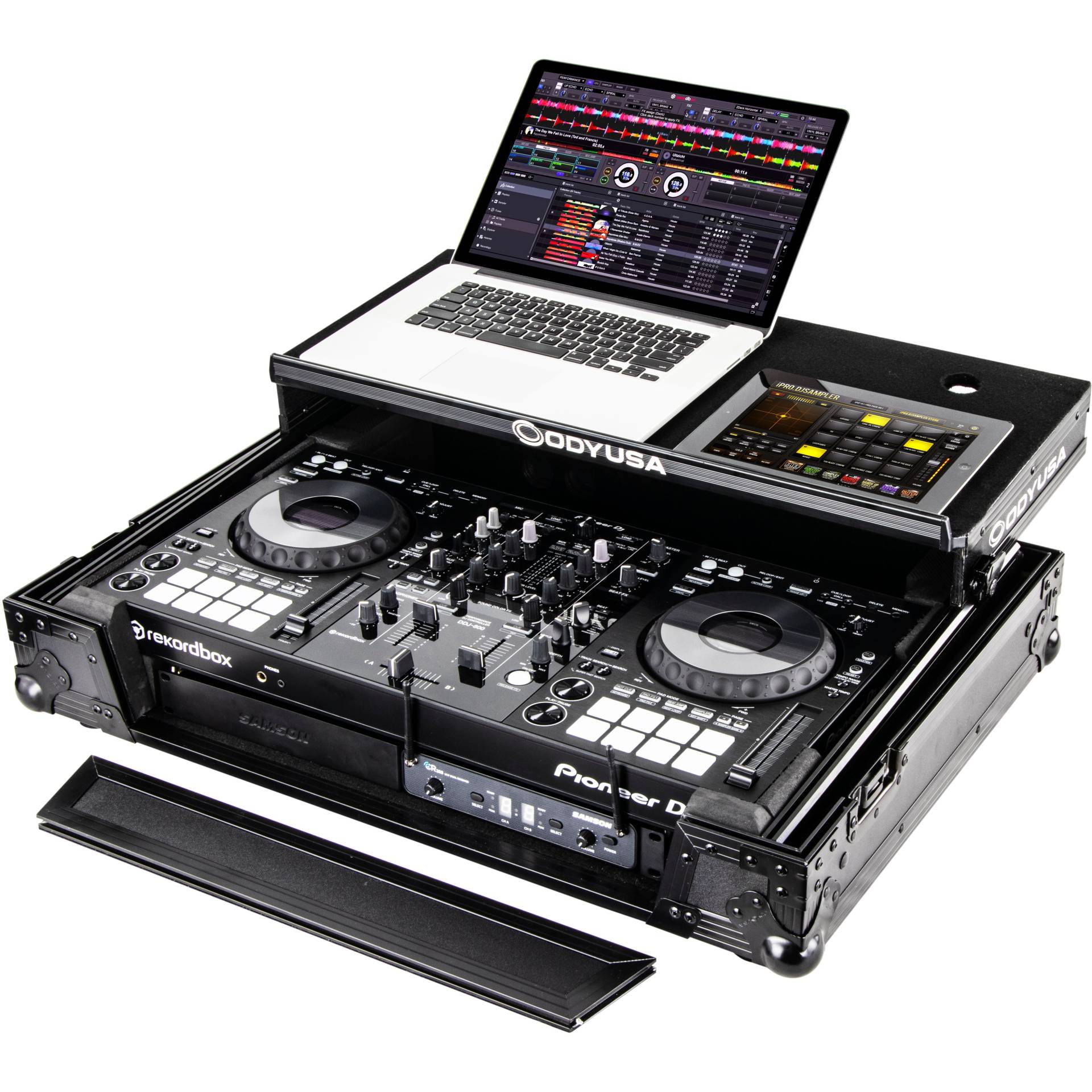 Odyssey FZGSPIDDJ8001BL Flight Case for Pioneer DDJ-800 (Black) von Odyssey