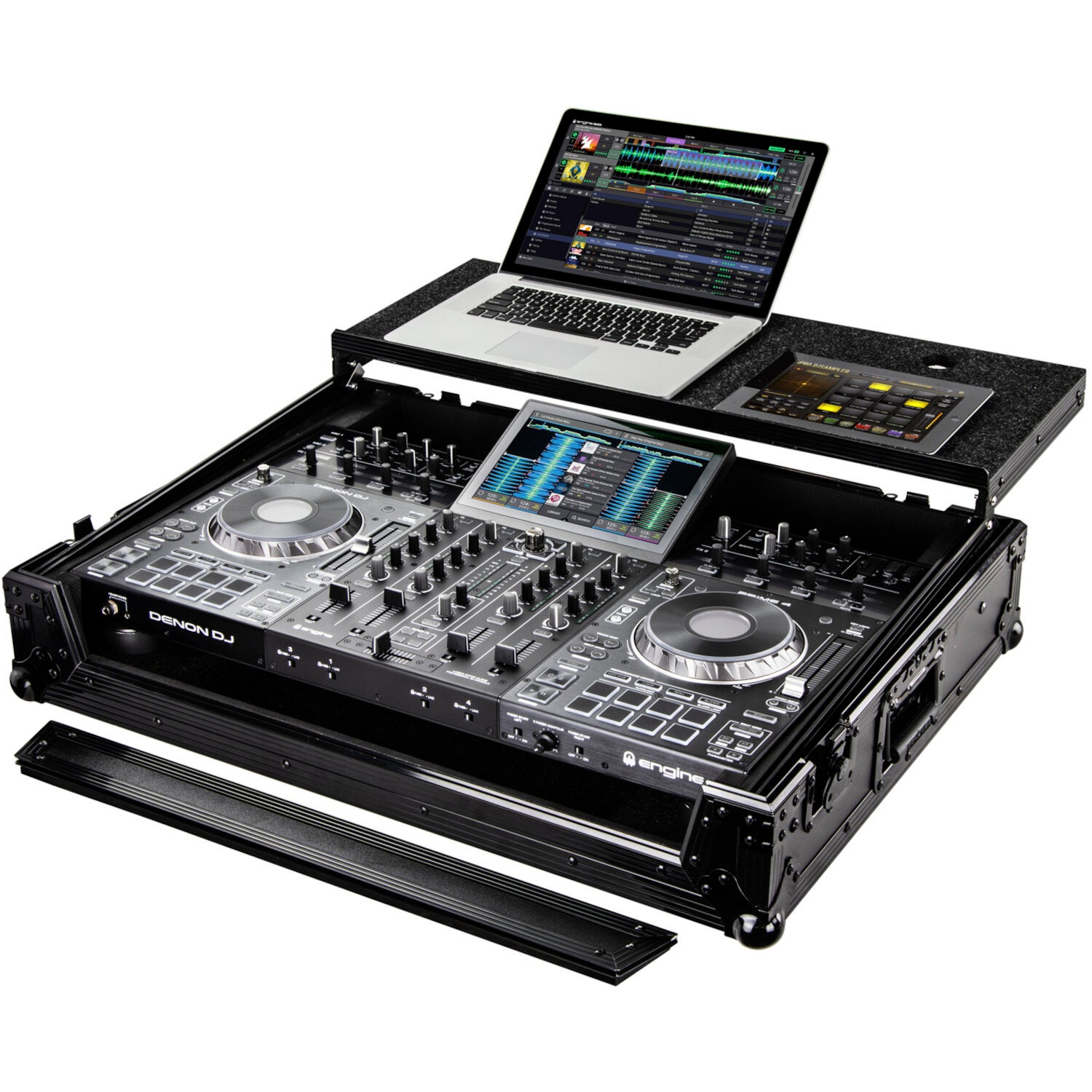Odyssey FZGSPRIME4BL Glide Style Flight Case for Denon DJ Prime 4(+) von Odyssey