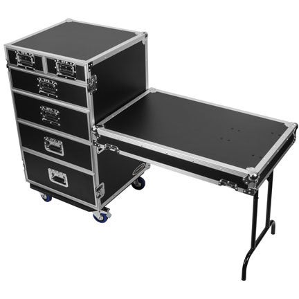 Odyssey FZWB6WDLX Work Box Tour Case with 6 Drawers + Table Odyssey FZWB6WDLX Work Box Tour Case with 6 Drawers + Table von Odyssey
