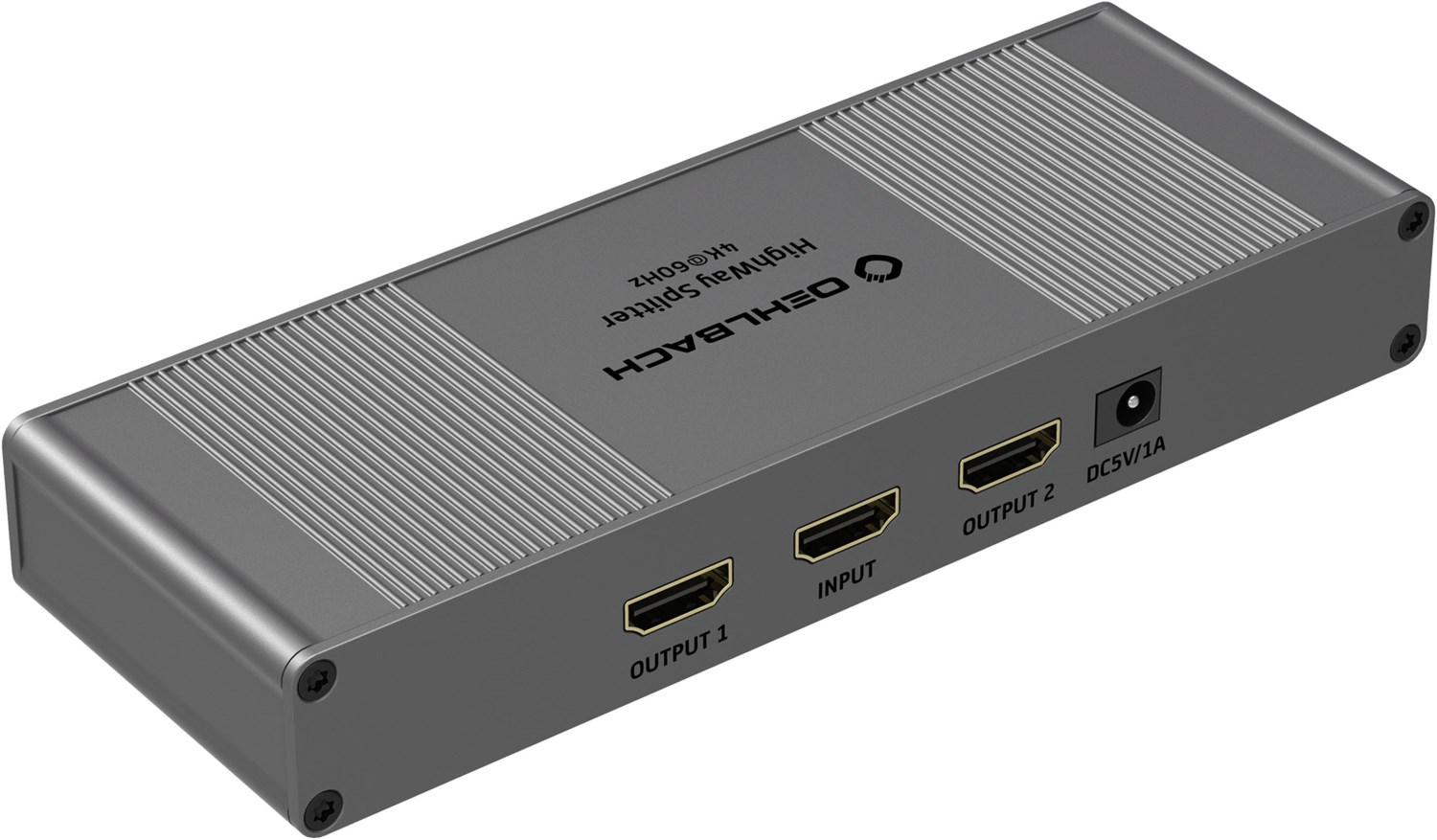 HighWay Splitter 4K silber HighWay Splitter 4K silber von Oehlbach