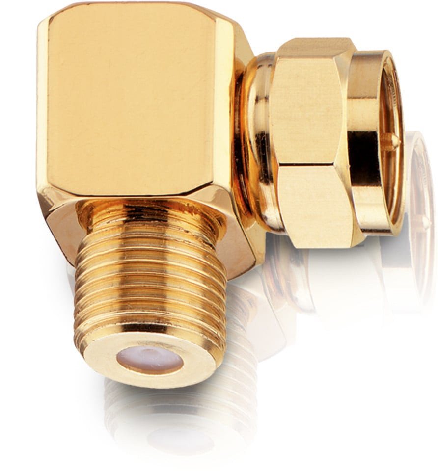 Oehlbach Adapter F-Stecker 90° Winkeladapter Gold 2St für Antennenkabel Elektro-Adapter Oehlbach Adapter F-Stecker 90° Winkeladapter Gold 2St für Antennenkabel Elektro-Adapter von Oehlbach