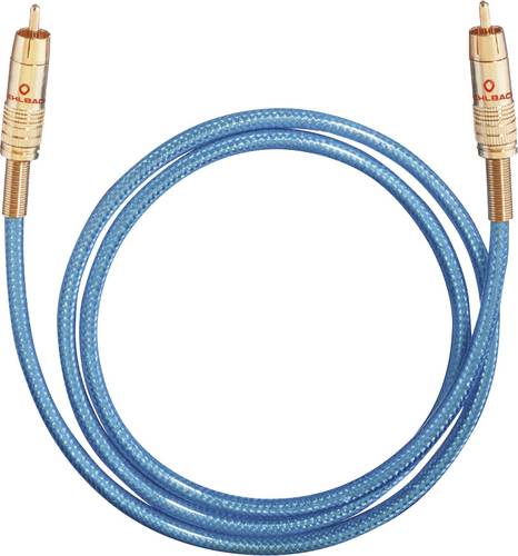 Oehlbach Cinch-Digital Digital-Audio Anschlusskabel [1x Cinch-Stecker - 1x Cinch-Stecker] 1.50m Blau von Oehlbach