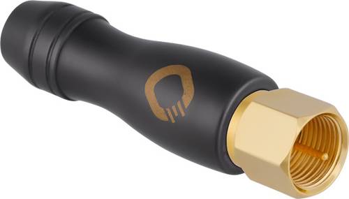 Oehlbach D1C62009 F-Stecker vergoldet Anschlüsse: F-Stecker 1St. von Oehlbach