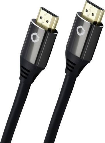 Oehlbach HDMI Anschlusskabel HDMI-A Stecker, HDMI-A Stecker 1.50m Schwarz D1C92492 Ultra HD (8K) HDM von Oehlbach