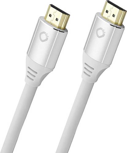 Oehlbach HDMI Anschlusskabel HDMI-A Stecker, HDMI-A Stecker 1.50m Weiß D1C92490 Ultra HD (8K) HDMI- von Oehlbach