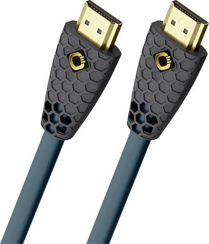 Oehlbach HDMI Anschlusskabel HDMI-A Stecker, HDMI-A Stecker 2.00m Petrolblau, Anthrazit D1C92602 HDM von Oehlbach