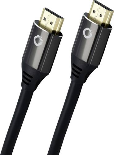 Oehlbach HDMI Anschlusskabel HDMI-A Stecker, HDMI-A Stecker 2.00m Schwarz D1C92493 Ultra HD (8K) HDM von Oehlbach