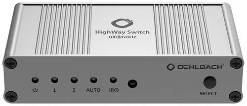 Oehlbach HighWay Switch 8K HDMI Switch 2 Port von Oehlbach