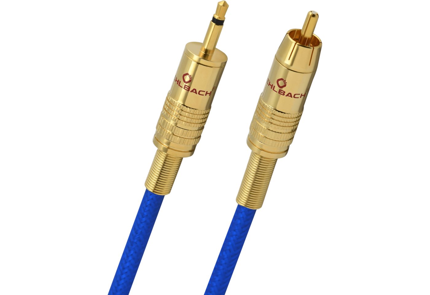 Oehlbach NF 113 Digitales Audiokabel 3,5 mm Klinke / Cinch Audio-Kabel, 3,5 mm Klinke, Cinch (150 cm), Flexibel, Hochwertiges Kupfer von Oehlbach