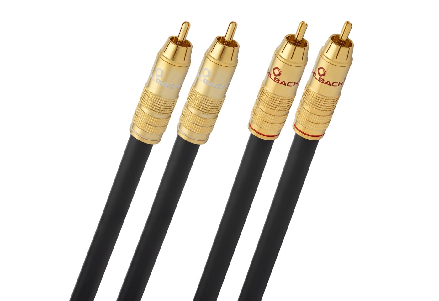 Oehlbach NF 214 Master NF Audio-Cinchkabel 1 Paar Audio-Kabel, 2 x Cinch, 2 x Cinch (50 cm) von Oehlbach