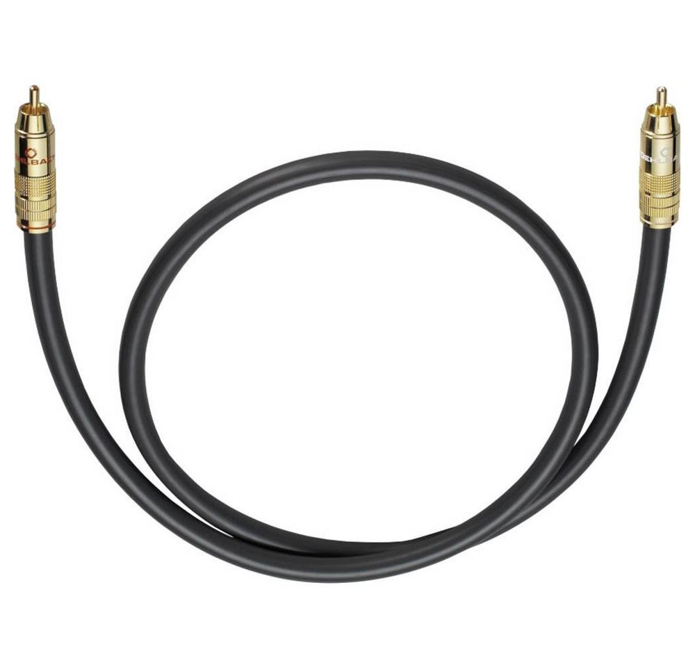 Oehlbach NF 214 Subwoofer Cinch-Kabel,2 m Audio- & Video-Kabel, vergoldete Steckkontakte von Oehlbach