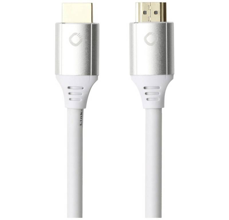 Oehlbach Oehlbach HDMI Anschlusskabel HDMI-A Stecker, HDMI-A Stecker 5.00 m Wei HDMI-Kabel, (500.00 cm) von Oehlbach