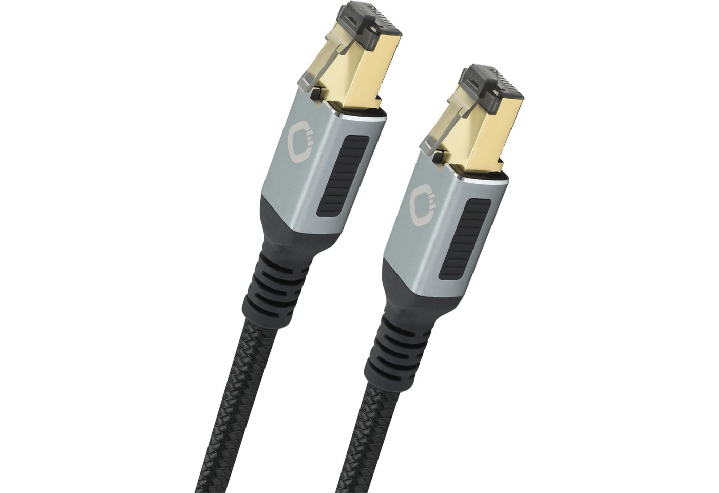 Oehlbach Stream Primus High End Streaming & Netzwerk Kabel Cat 8.1 LAN-Kabel, RJ-45, RJ45 (25 cm) von Oehlbach