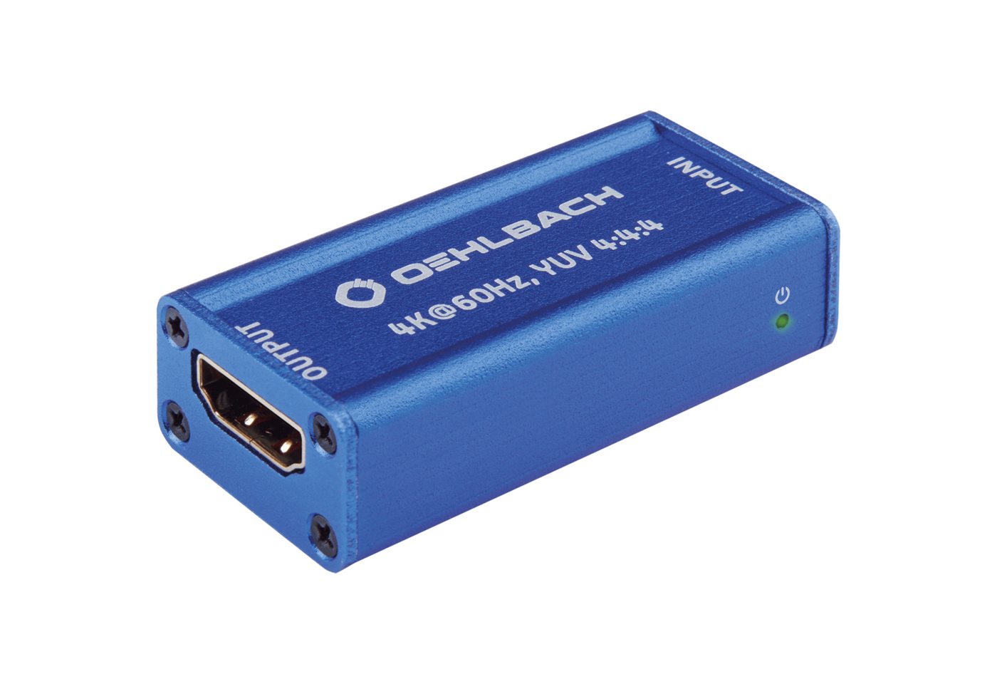 Oehlbach UHD Repeater Signal-Verstärker für HDMI® Adapter HDMI Buchse zu HDMI-Buchse von Oehlbach