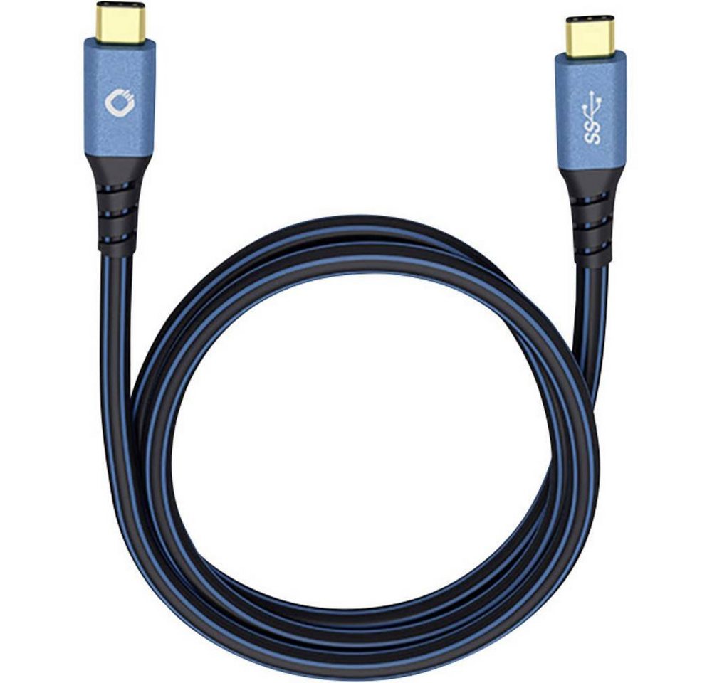 Oehlbach USB 3.1 Anschlusskabel USB-C™/USB-C™ 1 m USB-Kabel, vergoldete Steckkontakte von Oehlbach