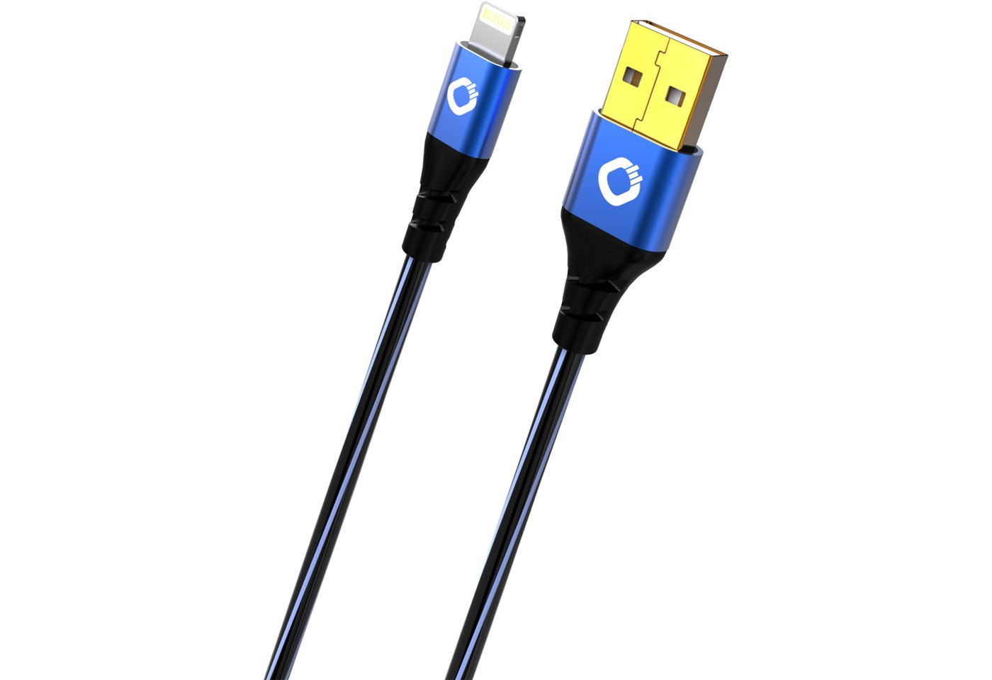 Oehlbach USB Plus LI USB 2.0 Kabel USB-Kabel, USB 2.0 Typ-A, Apple Lightning (50 cm), Daten- und Ladekabel, Effektive Schirmung von Oehlbach