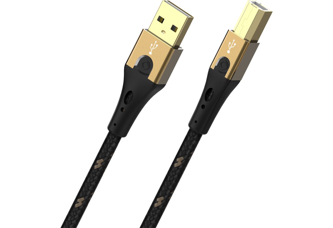 Oehlbach USB Primus B USB 2.0 Kabel Typ A auf Typ B USB-Kabel, USB 2.0 Typ-A, USB 2.0 Typ-B (750 cm), Daten- und Ladekabel, Nylonummantelung von Oehlbach