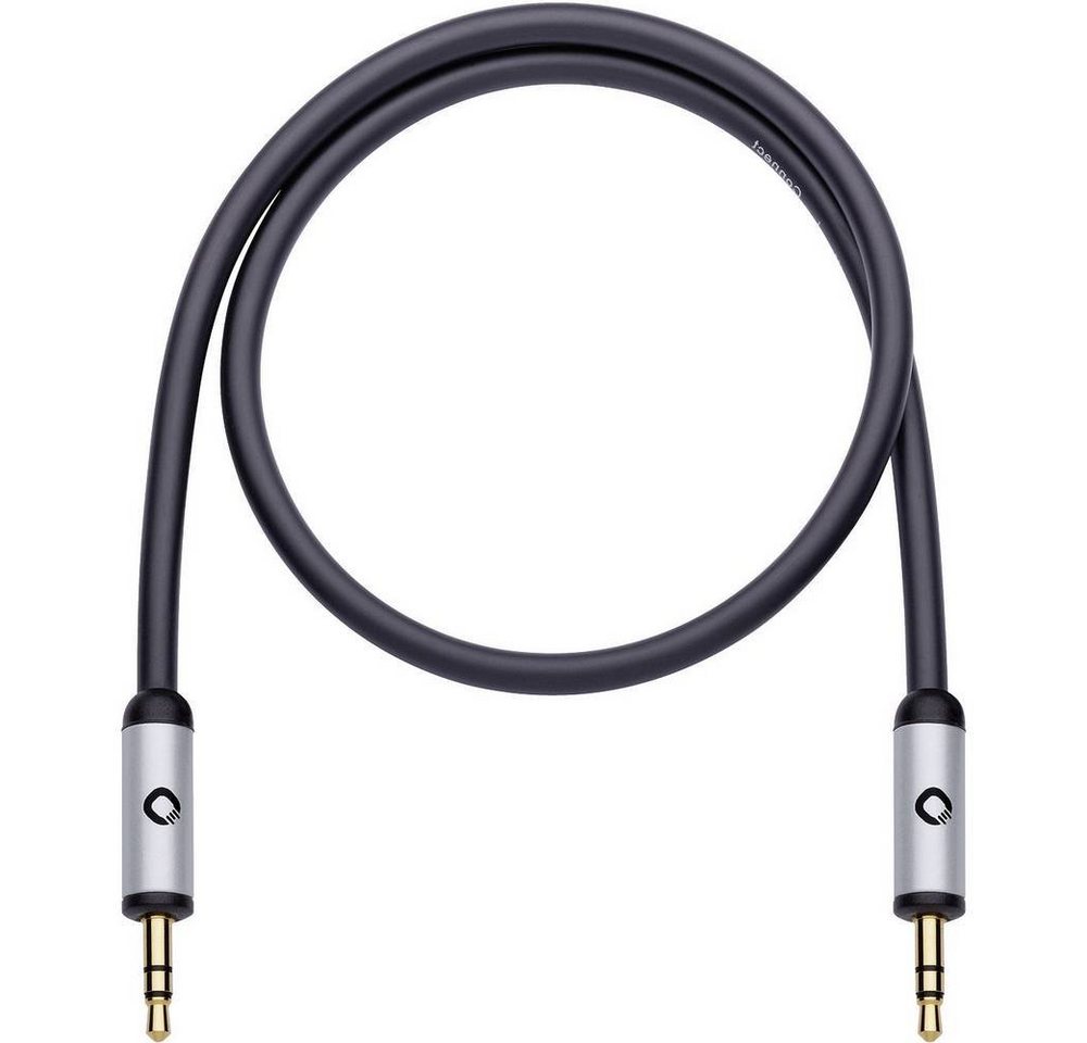 Oehlbach iConnect 3.5 mm Klinke auf 3.5 mm Klinke,5 m Audio- & Video-Kabel, (5.00 cm), vergoldete Steckkontakte von Oehlbach