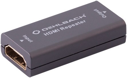 Passiver HDMI Repeater schwarz von Oehlbach