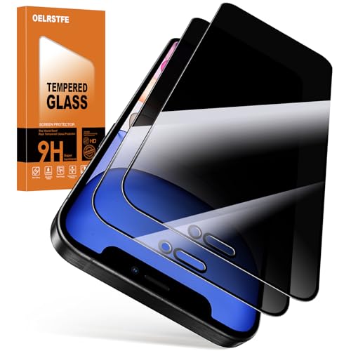 Oelrstfe 2 Stück Sichtschutz Schutzfolie für iPhone 11/XR 9H Härte Privacy Anti-Spy Displayschutzfolie Displayschutz Bläschenfrei Kratzfest Anti-fingerabdrück Privatsphäre Blickschutzfolie Oelrstfe 2 Stück Sichtschutz Schutzfolie für iPhone 11/XR 9H Härte Privacy Anti-Spy Displayschutzfolie Displayschutz Bläschenfrei Kratzfest Anti-fingerabdrück Privatsphäre Blickschutzfolie von Oelrstfe