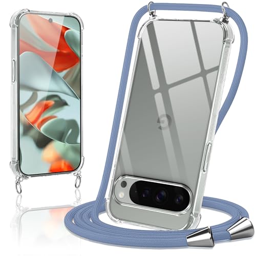 Oelrstfe Handykette Hülle mit Band für Google Pixel 9 Pro XL, Necklace Handyhülle mit Kordel Schutzhülle für zum Umhängen, Transparent TPU Case Stoßfest Kratzfest Silikon Cover mit Kette, Grau Oelrstfe Handykette Hülle mit Band für Google Pixel 9 Pro XL, Necklace Handyhülle mit Kordel Schutzhülle für zum Umhängen, Transparent TPU Case Stoßfest Kratzfest Silikon Cover mit Kette, Grau von Oelrstfe