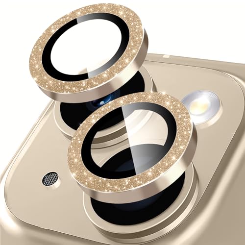 Oelrstfe Kamera Schutz für iPhone 14/14 Plus Kameraschutz,Kratzfest 9H Härte HD Linsenschutz Schutzfolie,Kamera Displayschutz Schutzglas Ultra-Transparent Glitzer Linse Displayschutzfolie,Gold Oelrstfe Kamera Schutz für iPhone 14/14 Plus Kameraschutz,Kratzfest 9H Härte HD Linsenschutz Schutzfolie,Kamera Displayschutz Schutzglas Ultra-Transparent Glitzer Linse Displayschutzfolie,Gold von Oelrstfe