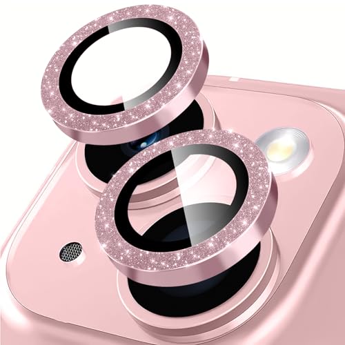 Oelrstfe Kamera Schutz für iPhone 15/15 Plus Kameraschutz,Kratzfest 9H Härte HD Linsenschutz Schutzfolie,Kamera Displayschutz Schutzglas Ultra-Transparent Glitzer Linse Displayschutzfolie,Rosa Oelrstfe Kamera Schutz für iPhone 15/15 Plus Kameraschutz,Kratzfest 9H Härte HD Linsenschutz Schutzfolie,Kamera Displayschutz Schutzglas Ultra-Transparent Glitzer Linse Displayschutzfolie,Rosa von Oelrstfe
