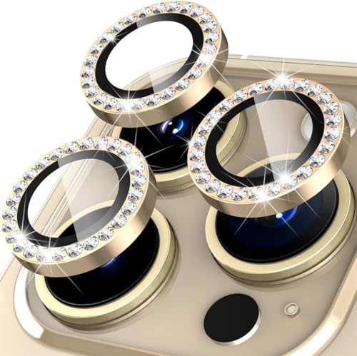 Oelrstfe Kamera Schutz für iPhone 15 Pro/15 Pro Max Kameraschutz,Kratzfest 9H Härte HD Linsenschutz Schutzfolie,Kamera Displayschutz Schutzglas Ultra-Transparent Glitzer Linse Displayschutzfolie,Gold Oelrstfe Kamera Schutz für iPhone 15 Pro/15 Pro Max Kameraschutz,Kratzfest 9H Härte HD Linsenschutz Schutzfolie,Kamera Displayschutz Schutzglas Ultra-Transparent Glitzer Linse Displayschutzfolie,Gold von Oelrstfe