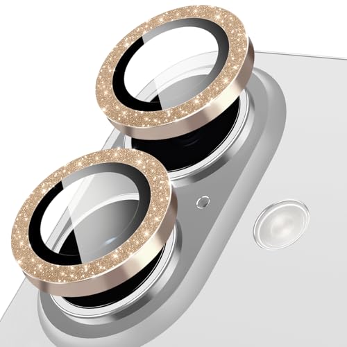 Oelrstfe Kamera Schutz für iPhone 16/16 Plus Kameraschutz,Kratzfest 9H Härte HD Linsenschutz Schutzfolie,Kamera Displayschutz Schutzglas Ultra-Transparent Glitzer Linse Displayschutzfolie,Gold Oelrstfe Kamera Schutz für iPhone 16/16 Plus Kameraschutz,Kratzfest 9H Härte HD Linsenschutz Schutzfolie,Kamera Displayschutz Schutzglas Ultra-Transparent Glitzer Linse Displayschutzfolie,Gold von Oelrstfe