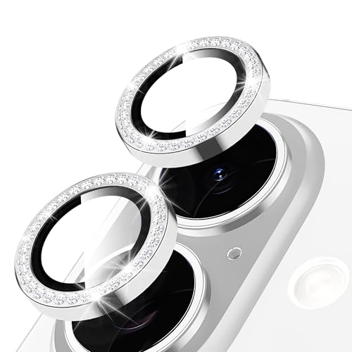 Oelrstfe Kamera Schutz für iPhone 16/16 Plus Kameraschutz,Kratzfest 9H Härte HD Linsenschutz Schutzfolie,Kamera Displayschutz Schutzglas Ultra-Transparent Glitzer Linse Displayschutzfolie,Silber Oelrstfe Kamera Schutz für iPhone 16/16 Plus Kameraschutz,Kratzfest 9H Härte HD Linsenschutz Schutzfolie,Kamera Displayschutz Schutzglas Ultra-Transparent Glitzer Linse Displayschutzfolie,Silber von Oelrstfe