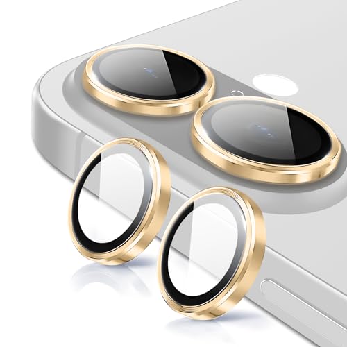 Oelrstfe Kamera Schutz für iPhone 16/16 Plus Kameraschutz,Kratzfest 9H Härte HD Linsenschutz Schutzfolie,Kamera Displayschutz Schutzglas Ultra-Transparent Linse Displayschutzfolie,Gold Oelrstfe Kamera Schutz für iPhone 16/16 Plus Kameraschutz,Kratzfest 9H Härte HD Linsenschutz Schutzfolie,Kamera Displayschutz Schutzglas Ultra-Transparent Linse Displayschutzfolie,Gold von Oelrstfe
