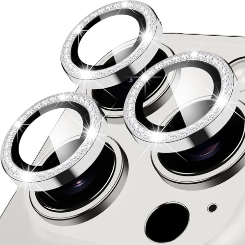 Oelrstfe Kamera Schutz für iPhone 16 Pro/16 Pro Max Kameraschutz,Kratzfest 9H Härte HD Linsenschutz Schutzfolie,Kamera Displayschutz Schutzglas Transparent Glitzer Linse Displayschutzfolie,Silber Oelrstfe Kamera Schutz für iPhone 16 Pro/16 Pro Max Kameraschutz,Kratzfest 9H Härte HD Linsenschutz Schutzfolie,Kamera Displayschutz Schutzglas Transparent Glitzer Linse Displayschutzfolie,Silber von Oelrstfe
