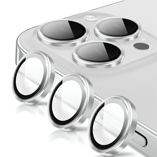 Oelrstfe Kamera Schutz für iPhone 16 Pro/16 Pro Max Kameraschutz,Kratzfest 9H Härte HD Linsenschutz Schutzfolie,Kamera Displayschutz Schutzglas Ultra-Transparent Linse Displayschutzfolie,Silber Oelrstfe Kamera Schutz für iPhone 16 Pro/16 Pro Max Kameraschutz,Kratzfest 9H Härte HD Linsenschutz Schutzfolie,Kamera Displayschutz Schutzglas Ultra-Transparent Linse Displayschutzfolie,Silber von Oelrstfe