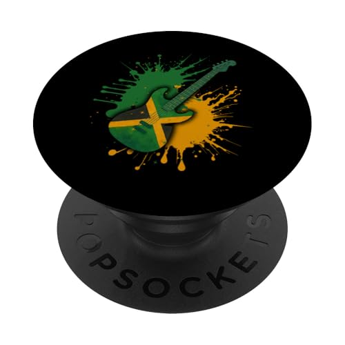 Aquarell Flagge Gitarre PopSockets Klebender PopGrip Aquarell Flagge Gitarre PopSockets Klebender PopGrip von Offbeat Two Tone Rocksteady Reggae Skanking music