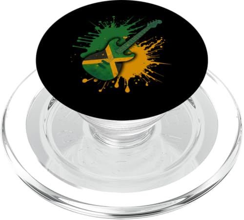 Aquarell Flagge Gitarre PopSockets PopGrip für MagSafe Aquarell Flagge Gitarre PopSockets PopGrip für MagSafe von Offbeat Two Tone Rocksteady Reggae Skanking music