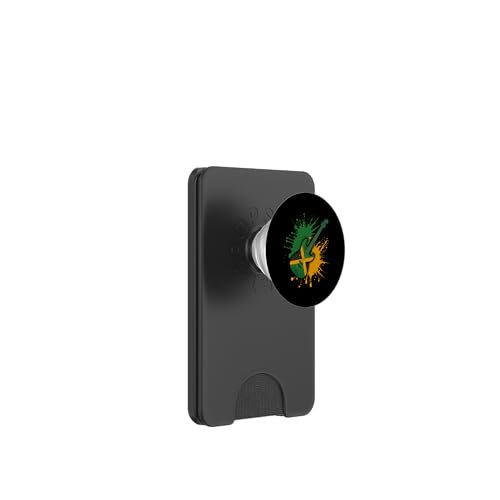 Aquarell Flagge Gitarre PopSockets PopWallet für MagSafe Aquarell Flagge Gitarre PopSockets PopWallet für MagSafe von Offbeat Two Tone Rocksteady Reggae Skanking music
