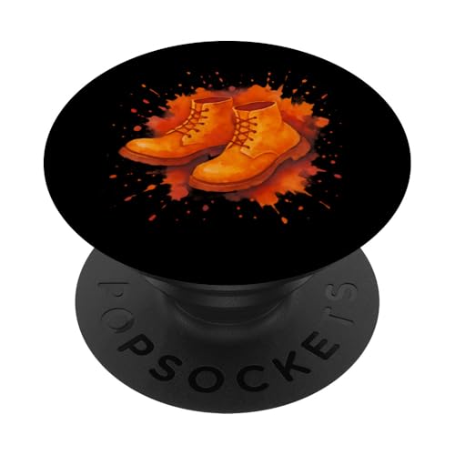 Aquarell Skank Stiefel PopSockets Klebender PopGrip Aquarell Skank Stiefel PopSockets Klebender PopGrip von Offbeat Two Tone Rocksteady Reggae Skanking music