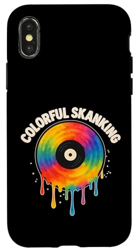 Buntes Skanking Hülle für iPhone X/XS Buntes Skanking Hülle für iPhone X/XS von Offbeat Two Tone Rocksteady Reggae Skanking music