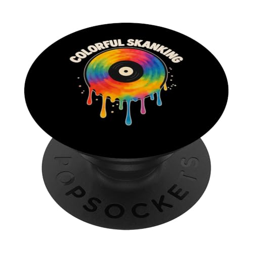 Buntes Skanking PopSockets Klebender PopGrip Buntes Skanking PopSockets Klebender PopGrip von Offbeat Two Tone Rocksteady Reggae Skanking music