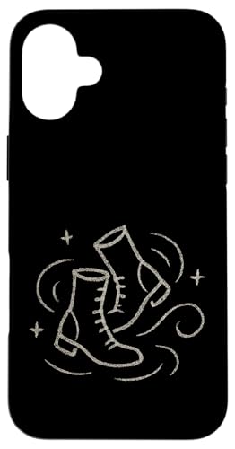 Chalk Skank Stiefel Hülle für iPhone 16 Plus Chalk Skank Stiefel Hülle für iPhone 16 Plus von Offbeat Two Tone Rocksteady Reggae Skanking music